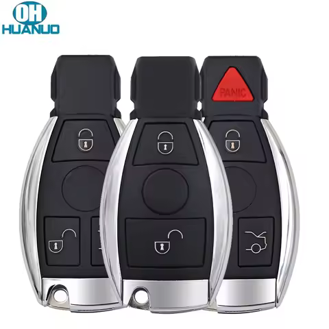 OHHUANUO Remote Car Key Shell For MB W205 W203 W204 W210 W211 W212 W221 W222 A B C E S G Class Key G