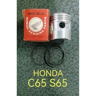 HONDA C65 S65 NOS JAPAN PISTON RING SET SIZE 1.50MM MADE IN JAPAN