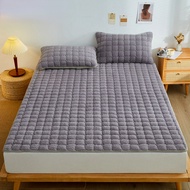 Cotton Mattress Winter Plush and Breathable Thickened Bedspread Base Mattress Foldable King Queen Size Home Decor 150X200cm 1pc