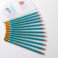 Set of 12 Non-toxic Sketching Pencils 2H/H/F/HB/B/2B/3B/4B/5B/6B/7B/8B Professional Sketching Pencil