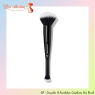 Foundation Brush & ELF double-ended Concealer - Concealer & Foundation Complexion Duo Brush