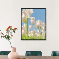 INS Tulip Landscape Painting Living Room Wall Flower Decoration Home Decor