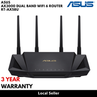 Asus AX3000 Dual Band WiFi 6 Router RT-AX58U V2 (3 Years Local Asus warranty)