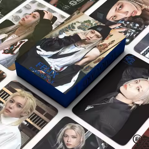 New 55Pcs/Set Kpop New Album HOP Photo Card FELIX HYUNJIN Bangchan I.N Photocards Korean Star Card F