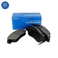 ผ้าดิสเบรคหน้า CIVIC ปี 96-97 AKEBONO (AN-376WK) (สินค้าได้รับตามรูปที่แสดง)