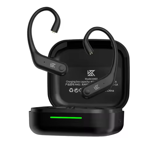 KZ AN01 Wireless Bluetooth-compatible 5.4 Cable Ear Hook with Charging Case for KZ Castor PR2 PR3 ZS