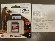 Kingston Canvas React Plus SD 128GB UHS-II V90