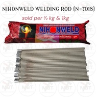 NIHONWELD WELDING ROD N-7018 × 2.5mm & 3.2mm, 1/2KG & 1KG {TINGI}