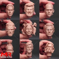 Unpainted 1/6 Male Female Head Sculpt Henry Cavill Mark Wahlberg Hugh Jackman Head Model Fit 12''