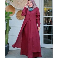 JANNAH DRESS Baju Gamis Wanita Terbaru 2020 Dress Wanita Elegant Trend