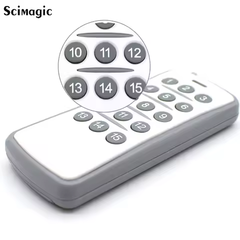 15 CH Channels 15CH RF Wireless Remote Control 433 MHz Transmitter 1527 EV1527 433mhz Learning code 