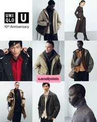 代購‼️Uniqlo U 2026 年秋冬系列  10 週年 紀念系列 Confidence in Form : ( 女裝、男裝 ) 西裝外套 / 長袖外套 / 大褸 / 針織背心 / 針織衫 冷衫 