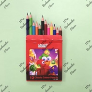 HIPPO COLOR PENCIL 12 COLOR / COLOR PENCIL MURAH JIMAT