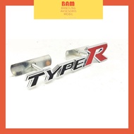 Black Grill Logo Emblem Type R