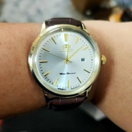 Orient Japan Brands Top Quartz Movement Watch 30M Waterproof Famous Watch Men Watches Elegant Relogio Masculino Gold Color