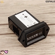 GSFMLO Hour Meter Timer, DC Timer Engine Hour Meter, Universal 12-36V Mechanical Hour Meter Tractor