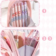 [Small Limited Promotion 6-Compartment 3D Pencil Case for Girls Cute Large Large Capacity Pencil Cas