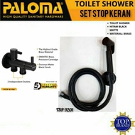 PALOMA TSP 9201+ FCP 9278 SET TOILET SHOWER JET SHOWER BIDET STOP KRAN