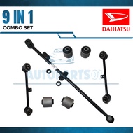 [9 IN 1 SET] Rear Lateral Arm Bush Lower Arm Upper Arm Bush for Perodua Kembara J100E / J102E /J122E
