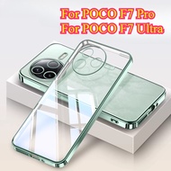 For POCO F7 Ultra F7Ultra Soft Silicone Transparent Shockproof Case ForXiaomi POCO F7 Pro F7Pro Elec