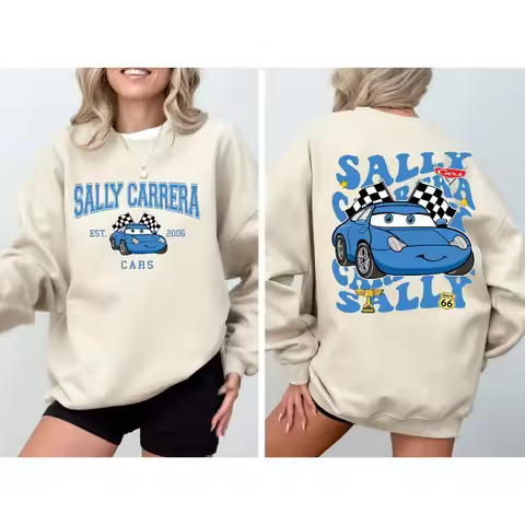 Cars Sally Carrera Sweatshirt, Disney Pixar Cars Est 2006 Sweatshirt, Disney Cars Sweatshirt, Piston