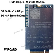 RM510Q-GL M.2 5G Sub-6GHz Module Cat20 NSA SA 5G Card LTE 4G Module For Laptop Router