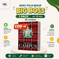 (10pcs) Campus Notebook 36 Sheets Long Boxy Campus Notebook Size BossBIG