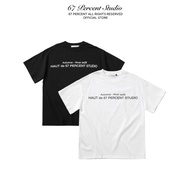 Oversize T-SHIRT with Sharp Print Unisex 67PERCENT/67% - AUTUMNE T-SHIRT
