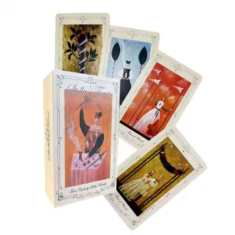English Tarot Cards For Divination Personal Use Poker Size Occult Stella's Tarot Oracle Deck Hot Sal