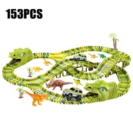 Racer Dinosaur Remote Control: Toys Learning STEM Kids Boys with Set Track Battery Rechargeable Elec