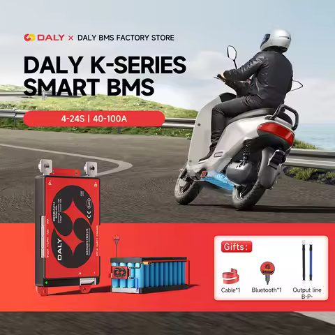 DALY SMART BMS LFP 4S 7S 8S 16S 20S 24S Li-ion 3S 7S 13S 14S 16S 20S 12V 24V 36V 48V 60V 72V BMS For