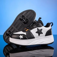 Heelys Girls' Sneakers, Girls' Rotating Button Running Sneakers, 2024 Fashion Shoes, Kids' Running S