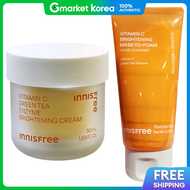 INNISFREE | Innisfree Vitamin C Capsule Moisture Cream 50ml + Brightening Pack-To-Foam 120g