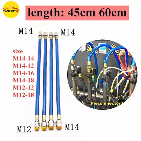 M14-12/14/16/18 M12-12/18 45cm 60cm 2500bar High Pressure Diesel Pipe Fuel Delivery Tube for Common 