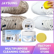 Jaysuing Shoe Cleaning Wax Shoe Washing Dirt  Polish Cleaning Tool And Yellow Shoe Cleaner Kit For White Shoes Sneakers Waterproof Decontaminate Leather Shoes Cleaning Agent (100g)