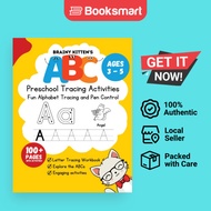 Brainy Kitten's ABC Preschool Trace Book Ages 3-5 - Paperback - English - 9781739299194