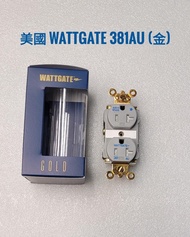 美國 Wattgate 381AU audio Grade 藍星    →美式座( 冷凍，鍍金) 音響專業用， 靚聲