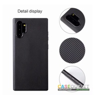 Samsung Galaxy Note10+ Note10plus Note10 plus Case | Note10 Soft TPU Carbon Pattern Kevlar Matte Bla