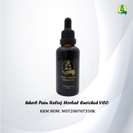 Uherb Pain Relief Virgin Coconut Oil 50mL Natural Fermented and Herbal Enriched 舒缓疼痛初榨草药椰子油