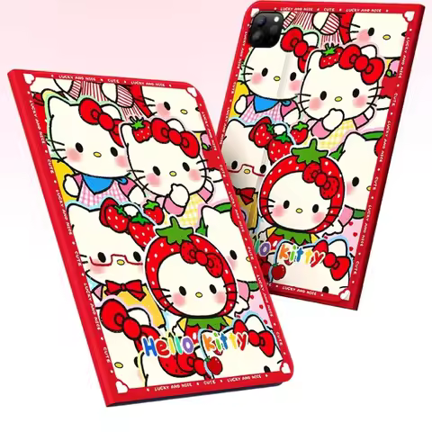 Hello Kitty For SAMSUNG Tab Case TAB 8.7in S6 LITE 10.4in Tablet Cover S9 A9 S10 S11 FE PLUS 11in 12