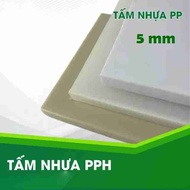PP PLASTIC SHEET - 5MM THICKNESS - WATERPROOF, CHEMICAL RESISTANT, CONSTRUCTION OF PLASTIC TRAY TANK