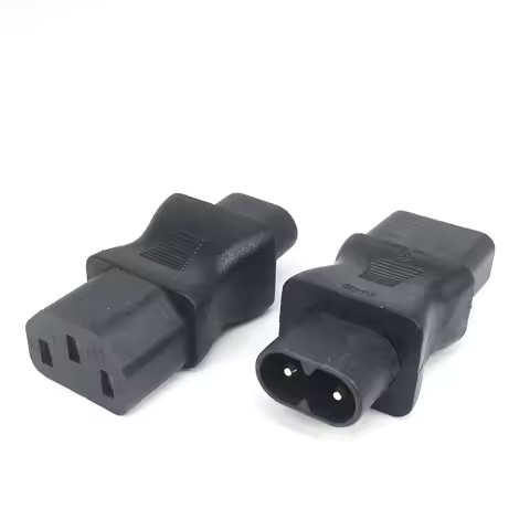 IEC320 IEC 320 C13 to IEC C8, IEC 3Pin female to 2Pin male power adapter Adaptor ,C8 male to iec C13