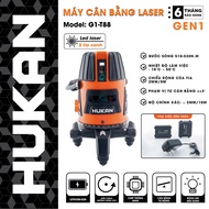 Máy cân bằng laser HUKAN G1-T88 5 tia xanh bóng LED siêu sáng Phím cảm ứng