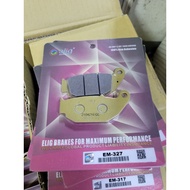 ELIG MSX125 陶瓷運動版煞車皮 前後套裝 EM 327 EM 053 CB 300R/SUZUKI GSXR150適用 1個 EM-327(MSX後或GSX150前)