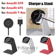 Charger Dock Stand for Amazfit GTR GTS USB Charging Cable Base Cradle Holder for Amazfit T-Rex