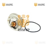 For Kobelco Sk Kx 200/210/220/230/-6/-6e Thermostat 6d31/6d34 Engine Thermostat Excavator Accessorie