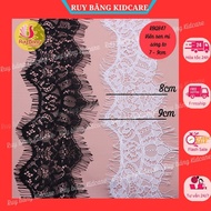 RBQ847 large wave eyelash lace trim, 9-10cm version, used for making dresses, wedding items, decorat