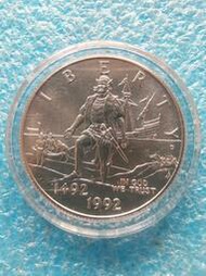 美國1992年哥倫布發現美洲500周年半美紀念幣245