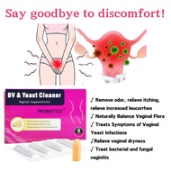 BV and Yeast Cleaner Probiotics Vaginal Suppositories Cure Anti Yeast Infection Treats Vaginal Odor