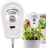 Soil Test Kit 3-in-1, Soil Moisture Meter, Soil PH Meter, Fertility Soil Tester, Soil Tester for Gar